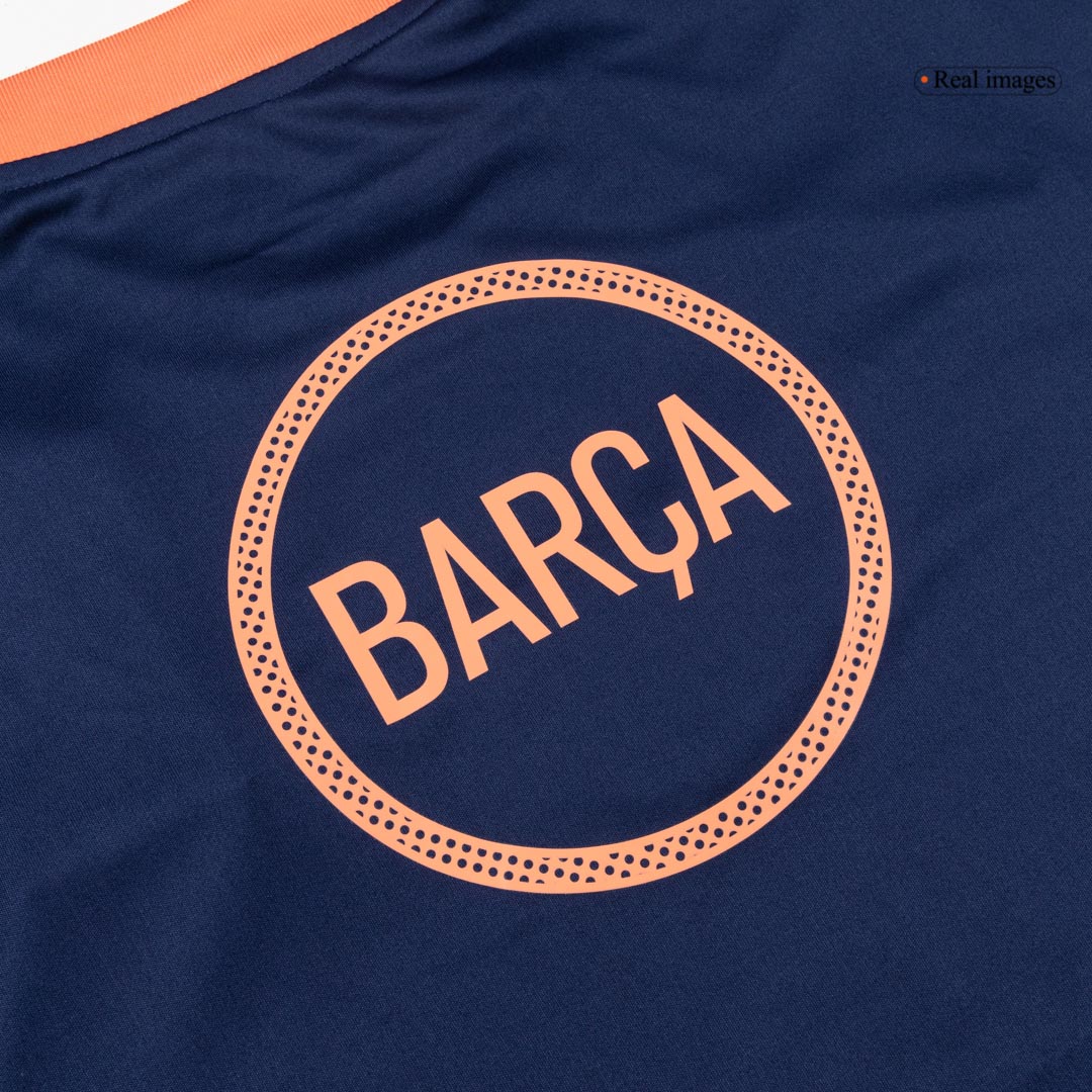 Barcelona Tröja 2025/26 Orange&Black-3