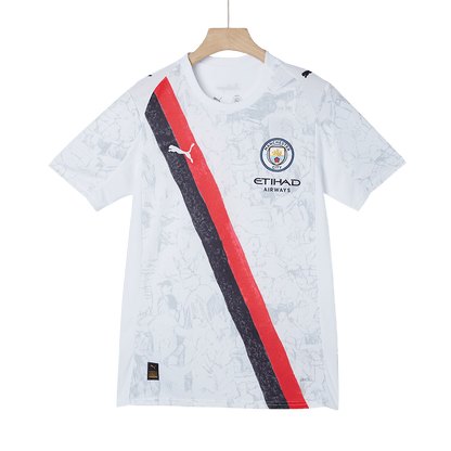 Manchester City Tröja HAALAND #9 2025/26 Vit-10