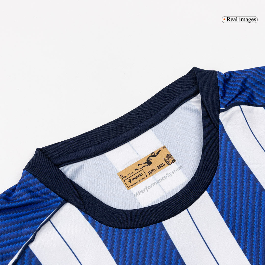Real Sociedad Tröja 2025/26 Hemma Blå & Vit-8