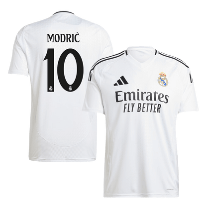 Real Madrid Tröja MODRIĆ #10 2024/25 Hemma Vit