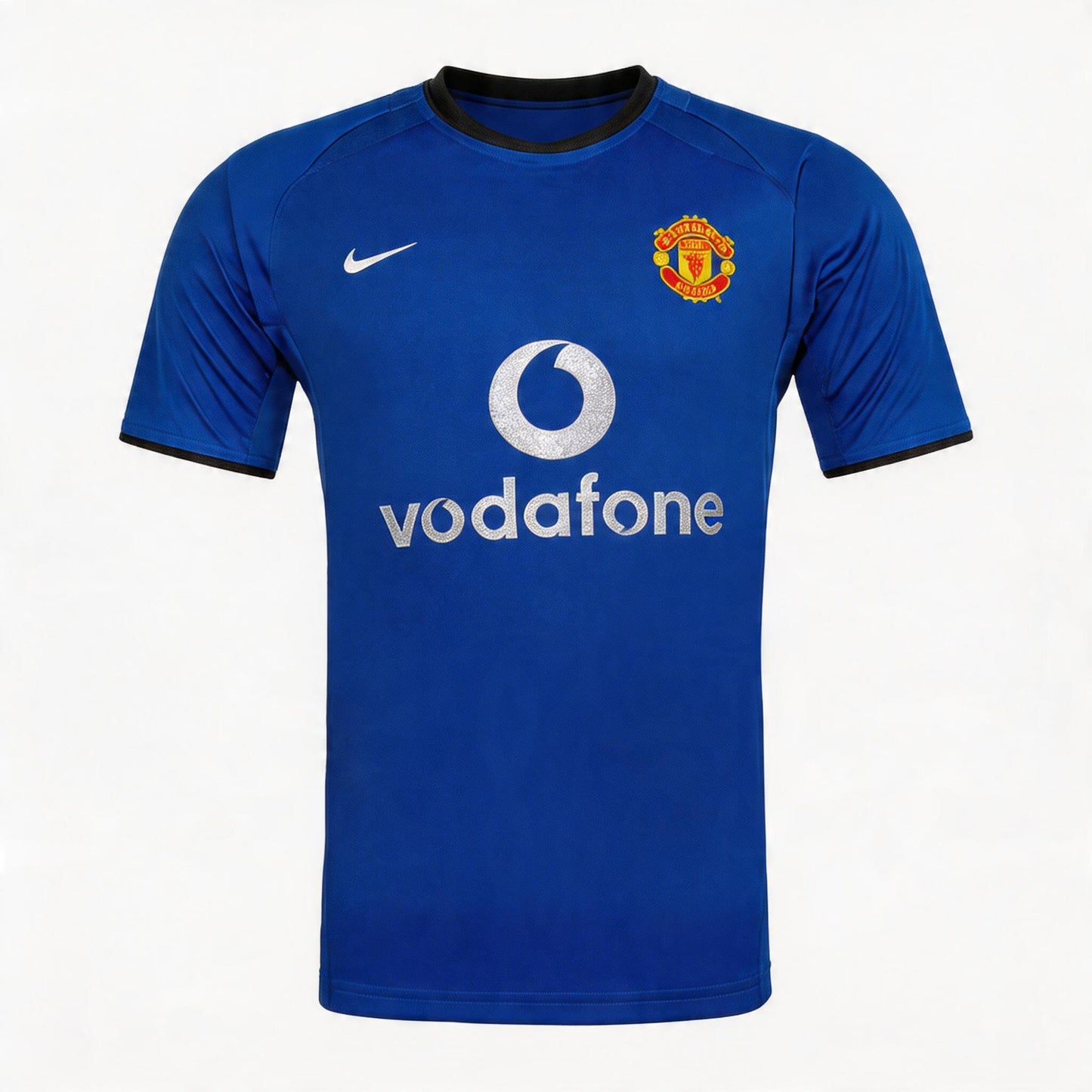 Manchester United Thirdtröja 2002/03 Retro Tröja
 Blå