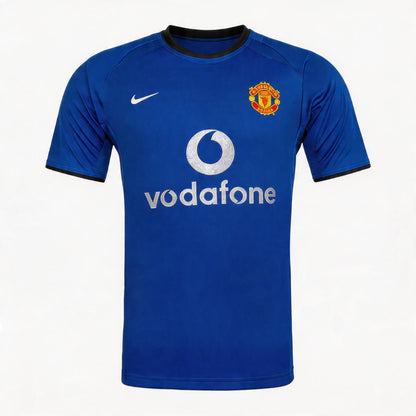 Manchester United Thirdtröja 2002/03 Retro Tröja
 Blå