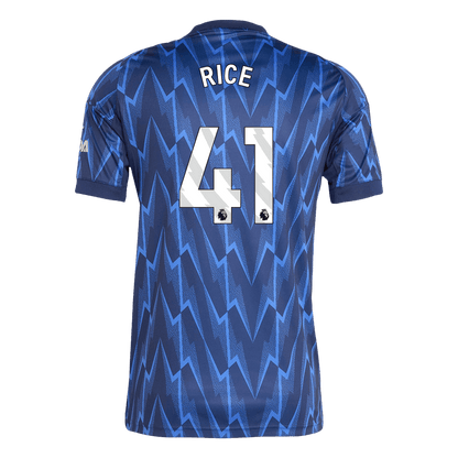 Arsenal Tröja RICE #41 2025/26 Borta Blå-11