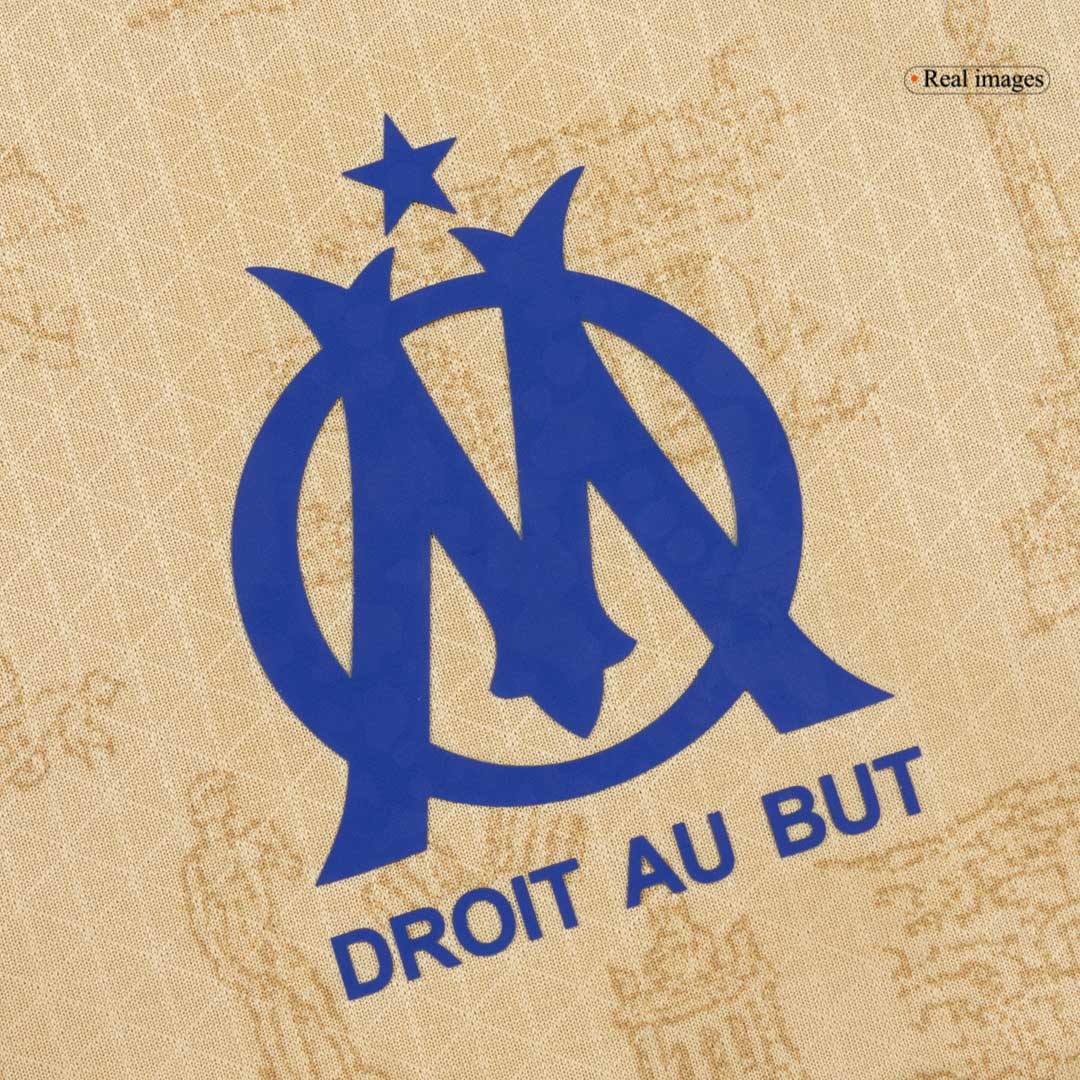 Marseille Tröja 2025/26 Fourth Away Autentisk Gul