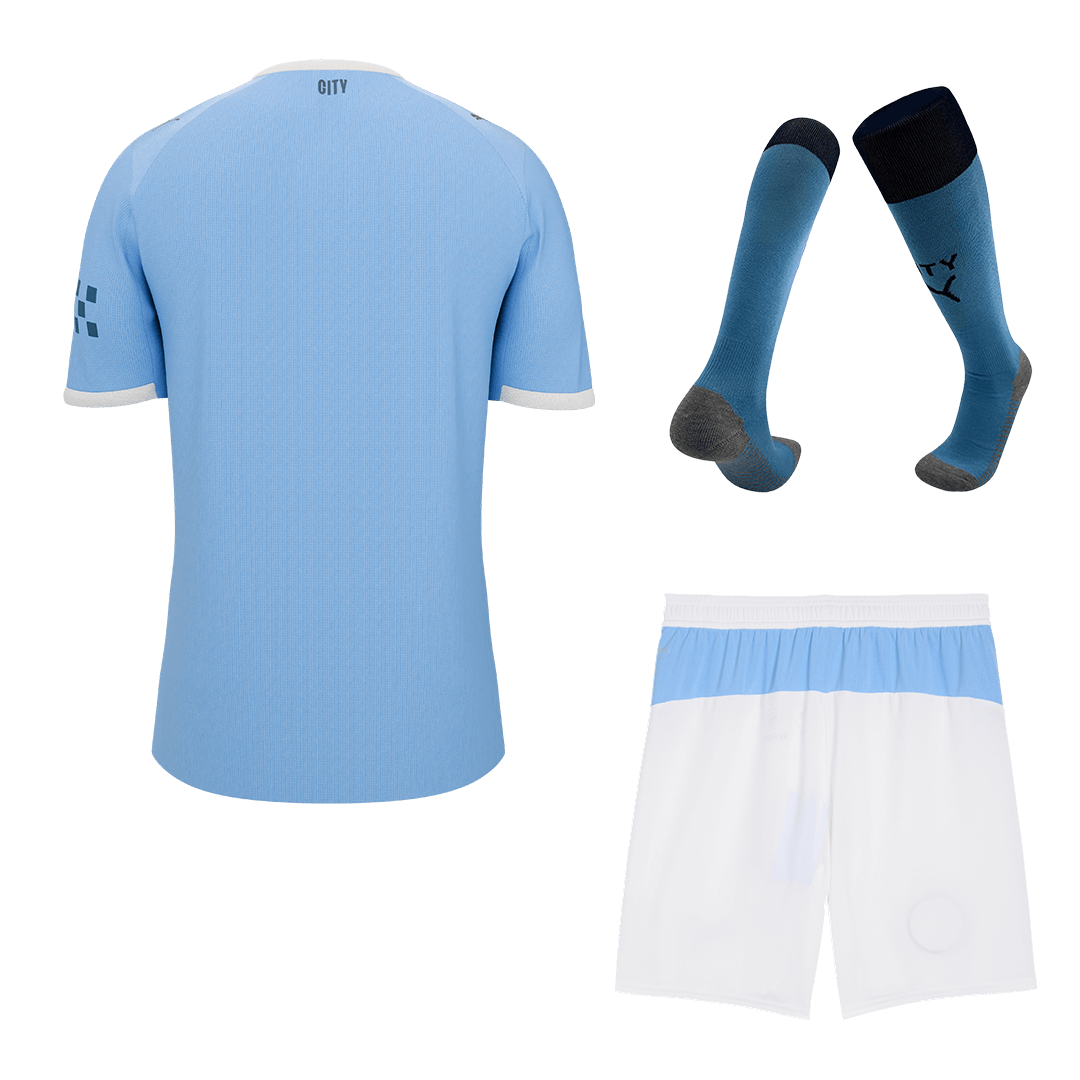Manchester City Tröja Hemmaställ 2025/26 Blå-11