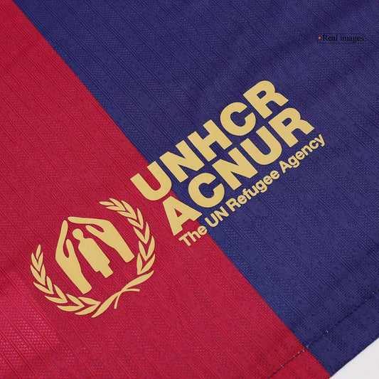 Barcelona Tröja LAMINE YAMAL #19 2024/25 Hemma Röd & Blå-1
