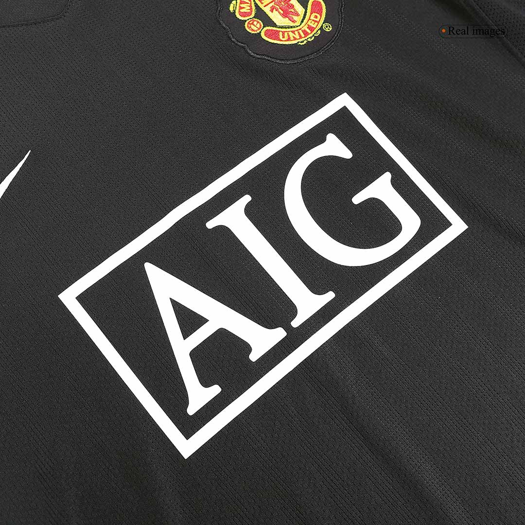 ROONEY #10 Manchester United Bortatröja 2007/08 Retro Tröja
 Svart-7