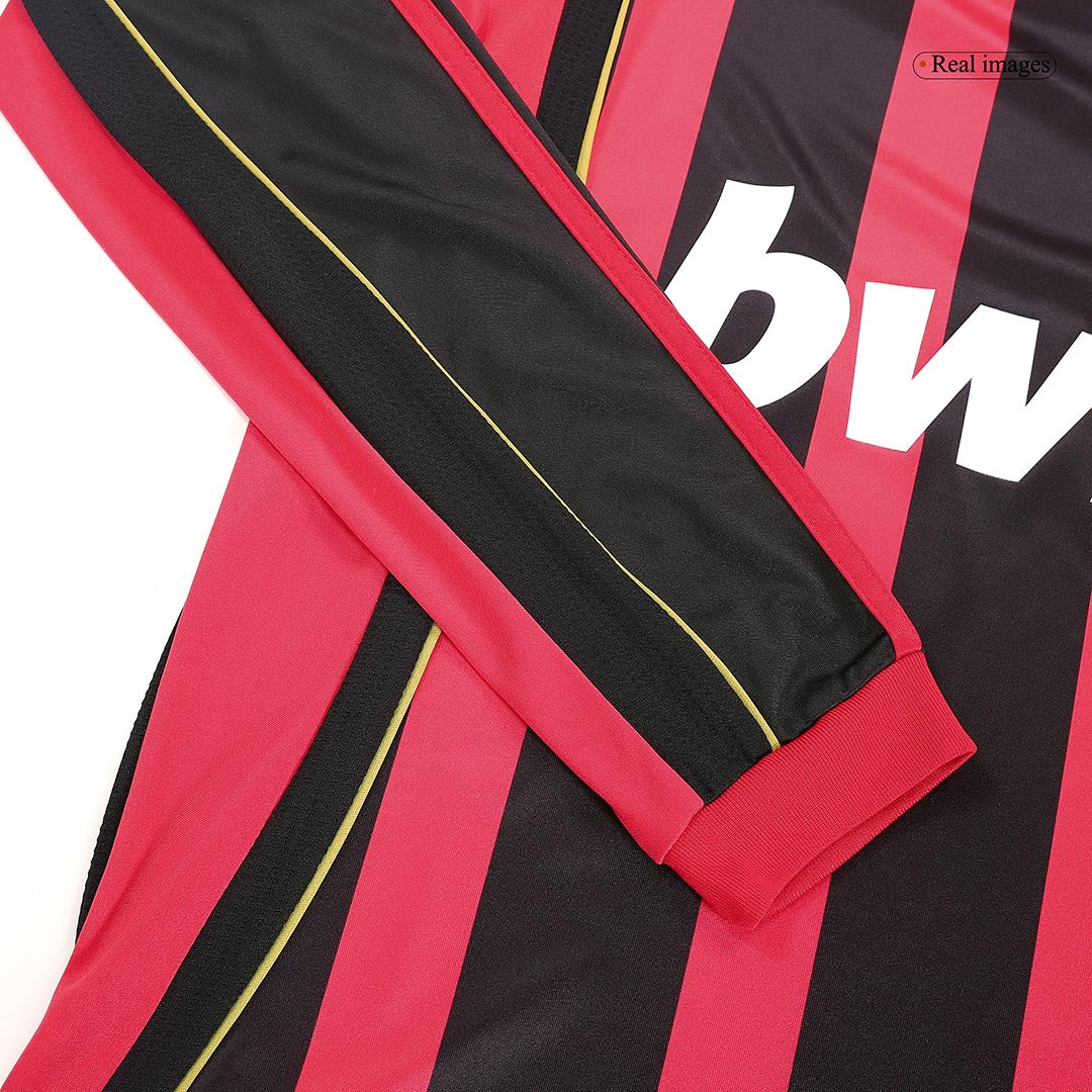 MALDINI #3 AC Milan Hemmatröja 2006/07 Retro Tröja
 Röd & Svart-5