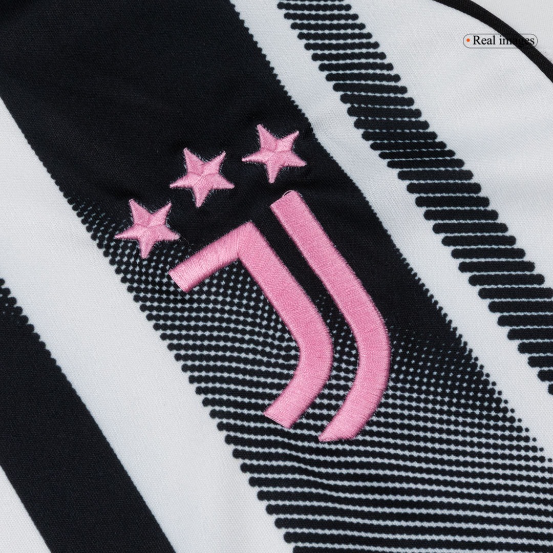 Juventus Tröja 2025/26 Hemma Långärmad Svart & Vitt