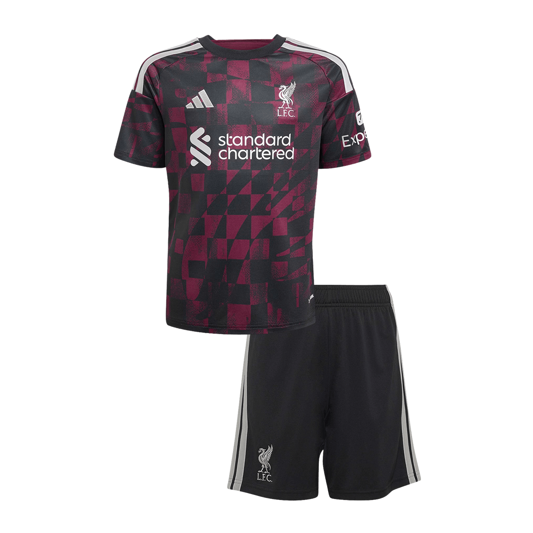 Liverpool Tröja 2026/27 Tredje Röd & Svart Barn