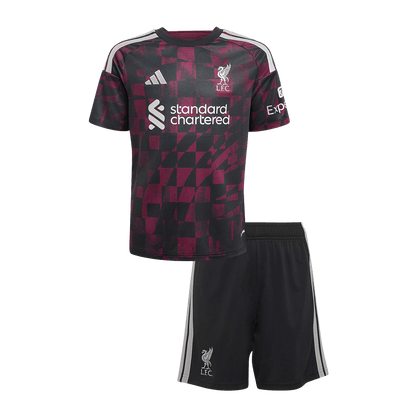 Liverpool Tröja 2026/27 Tredje Röd & Svart Barn