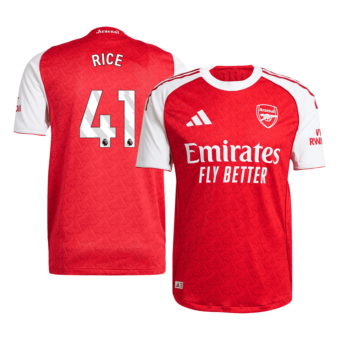 Arsenal Tröja RICE #41 2025/26 Hemma Röd