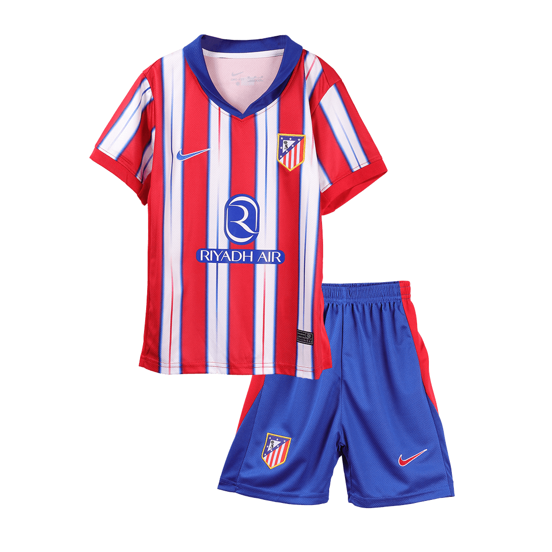 Atletico Madrid Tröja 2024/25 Hemma Röd & Vit Barn