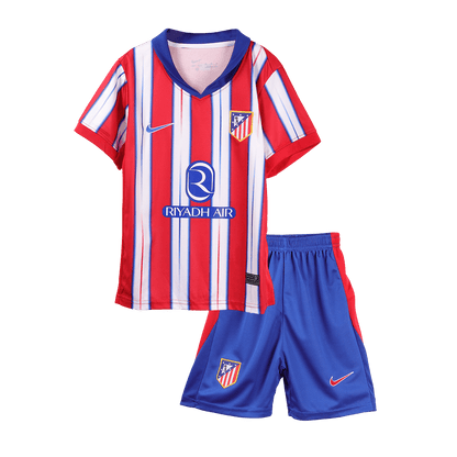 Atletico Madrid Tröja 2024/25 Hemma Röd & Vit Barn