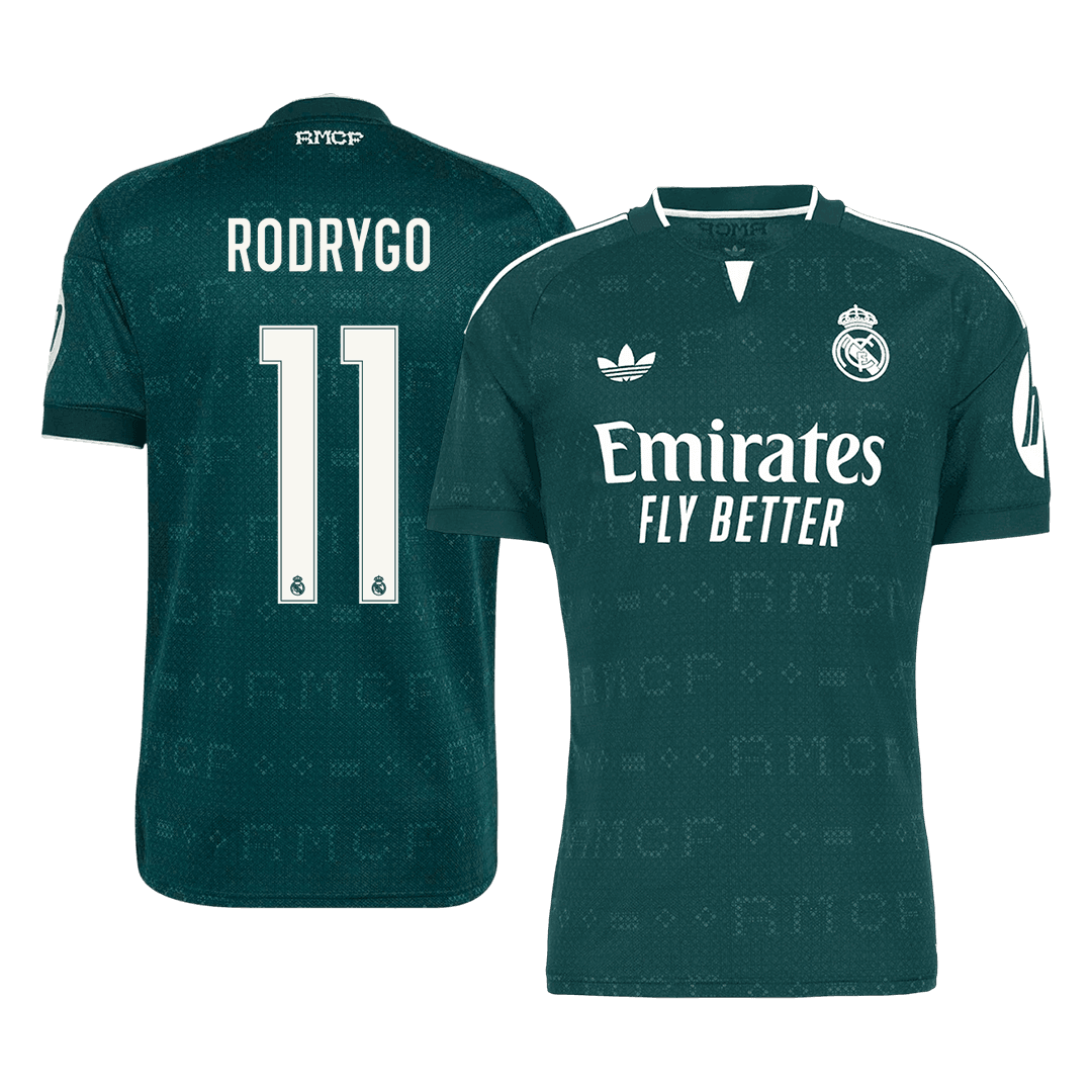 Real Madrid Tröja RODRYGO #11 2026/27 Borta Grön