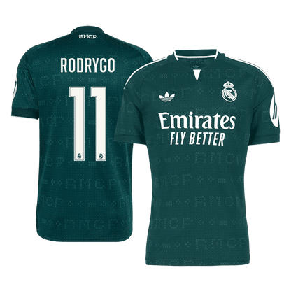 Real Madrid Tröja RODRYGO #11 2026/27 Borta Grön