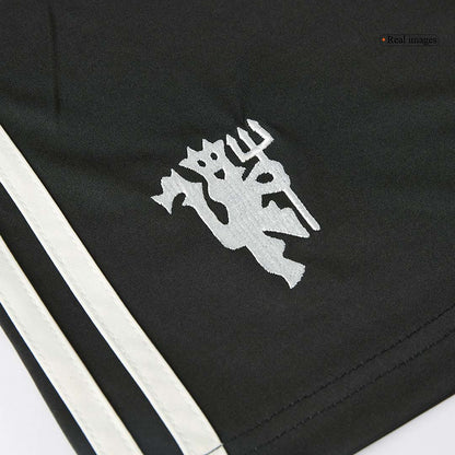 Manchester United Shorts 2024/25 Tredje Grå-5