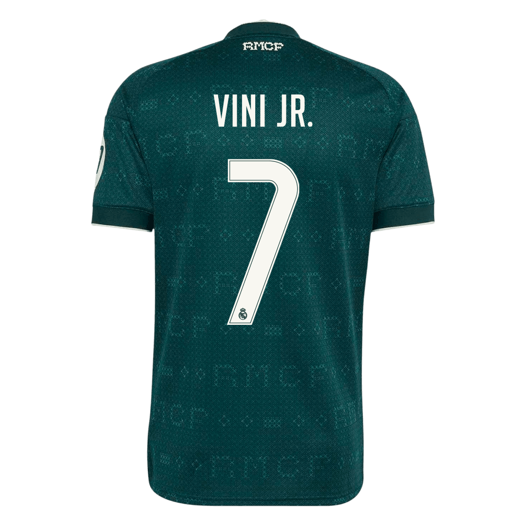Real Madrid Tröja VINI JR. #7 2026/27 Borta Grön-3