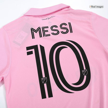 Inter Miami CF Tröja MESSI #10 2022 Hemma Rosa-10