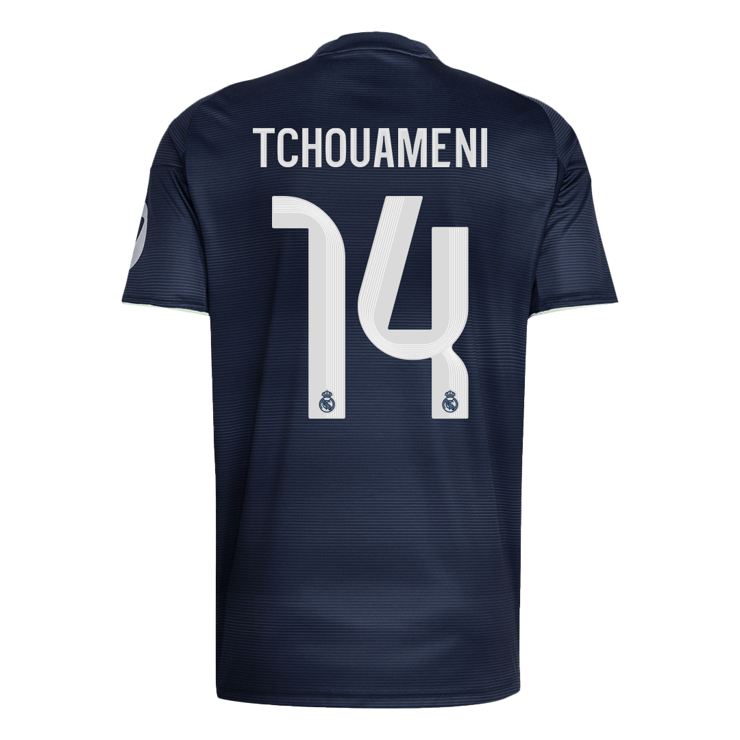 TCHOUAMENI #14 Real Madrid Tröja 2025/26 Borta Premium Mörkblå