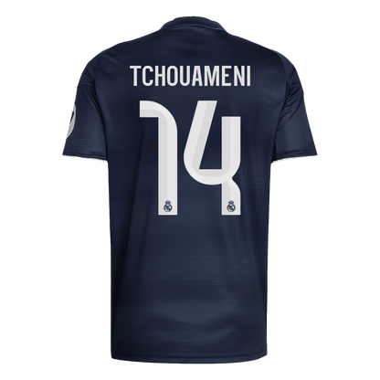 TCHOUAMENI #14 Real Madrid Tröja 2025/26 Borta Premium Mörkblå-11