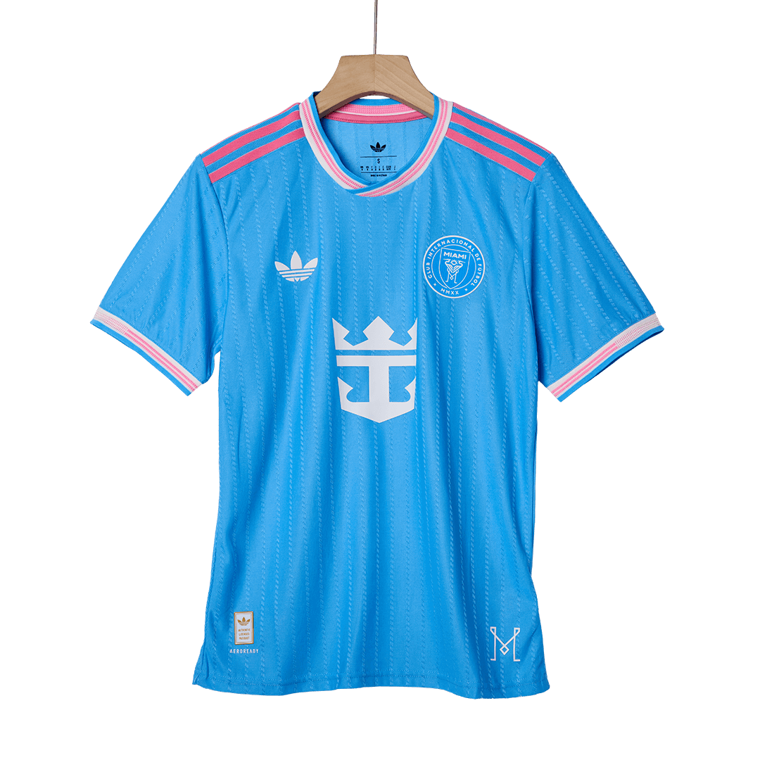 Inter Miami CF Tröja MESSI #10 2025 Tredje Blå-11