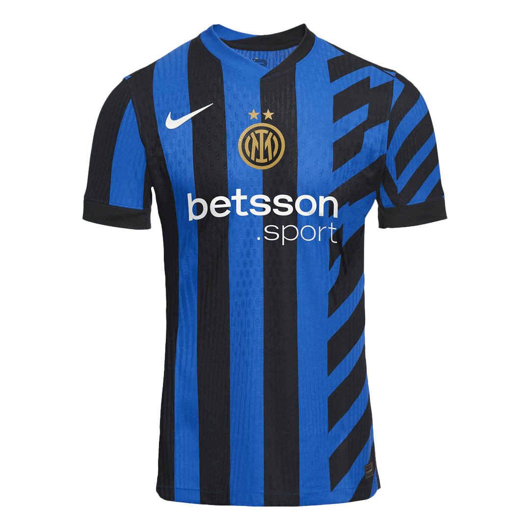 Inter Milan Tröja 2024/25 Hemma Autentisk Blå och svart