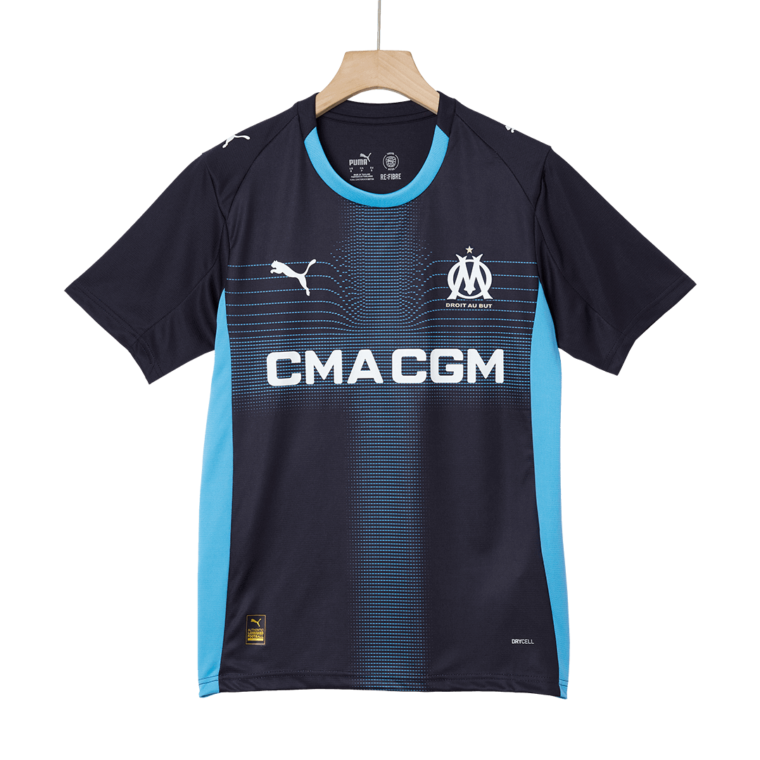 Marseille Tröja 2025/26 Borta Mörkblå