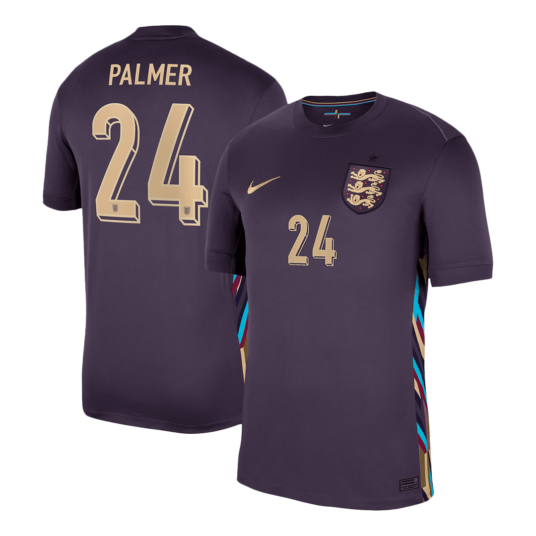 England Tröja PALMER #24 Euro 2024 Borta Lila