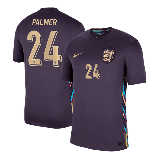 England Tröja PALMER #24 Euro 2024 Borta Lila