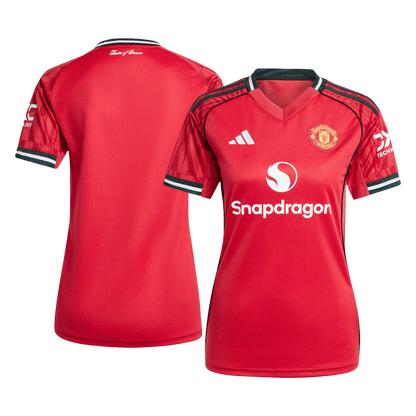 Manchester United Tröja 2025/26 Hemma Röd Dam-9