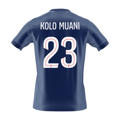 KOLO MUANI #23 PSG Tröja 2025/26 Hemma Premium Mörkblå-8