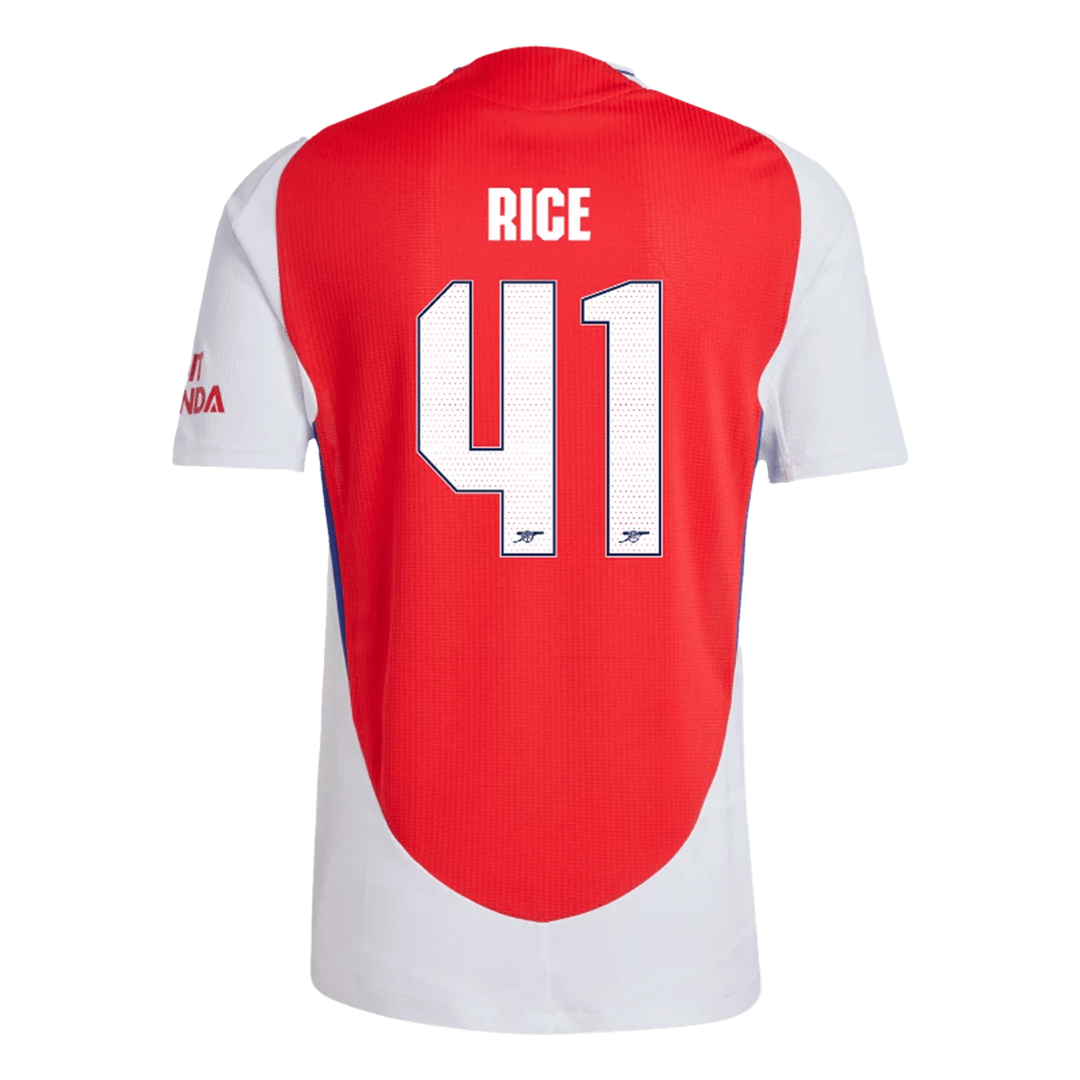 Arsenal Tröja RICE #41 2024/25 Hemma Röd - UCL