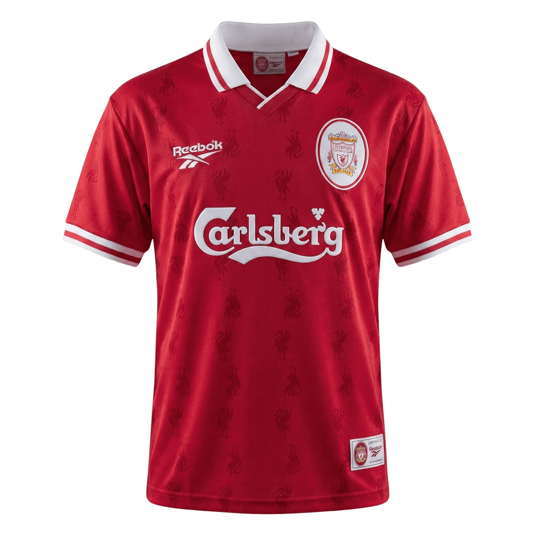Liverpool Hemmatröja 1996/97 Retro Tröja
 Röd
