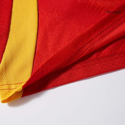 Spanien Tröja Euro 2024 Hemma Röd-3