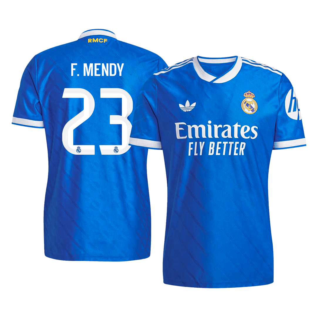 Real Madrid Tröja F. MENDY #23 2025/26 Tredje Blå