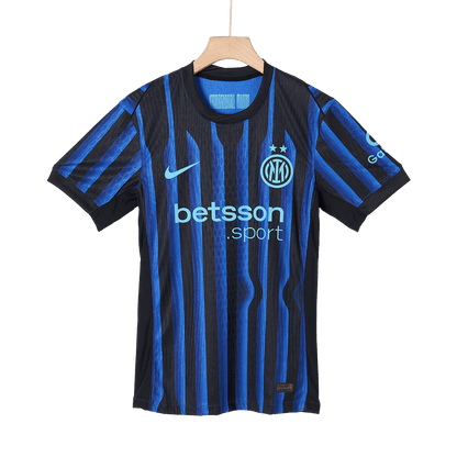 Inter Milan Tröja DUMFRIES #2 2025/26 Hemma Autentisk Blå och svart-12
