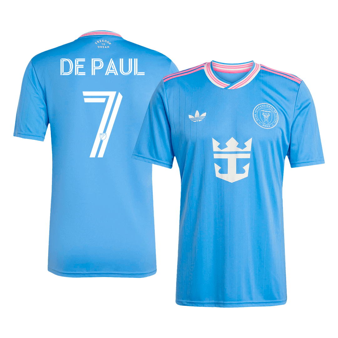 Inter Miami CF Tröja DE PAUL #7 2025 Tredje Blå