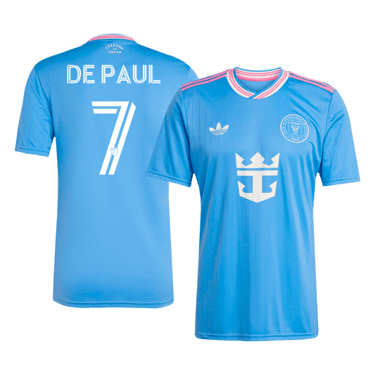 Inter Miami CF Tröja DE PAUL #7 2025 Tredje Blå
