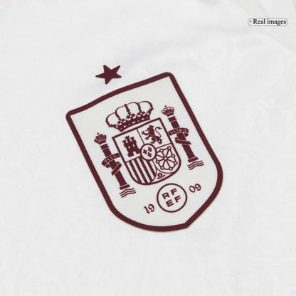 Spanien Tröja 2026 Borta Vit Barn-9