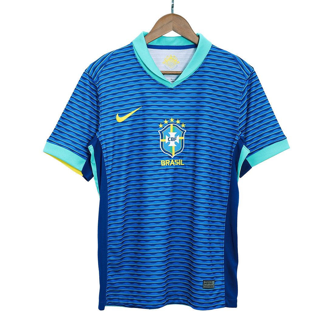 Brasilien Tröja 2024 Borta Blå
