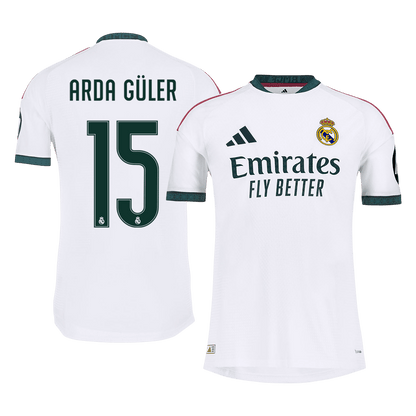 Real Madrid Tröja ARDA GÜLER #15 2026/27 Hemma Autentisk Vit