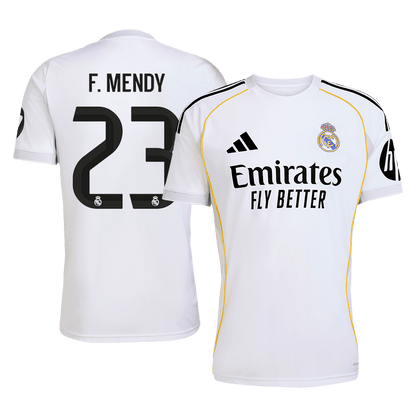 F.MENDY #23 Real Madrid Tröja 2025/26 Hemma Premium Vit