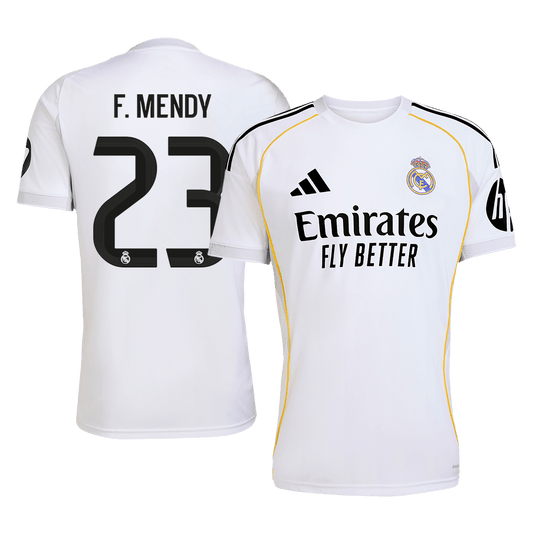 F.MENDY #23 Real Madrid Tröja 2025/26 Hemma Premium Vit
