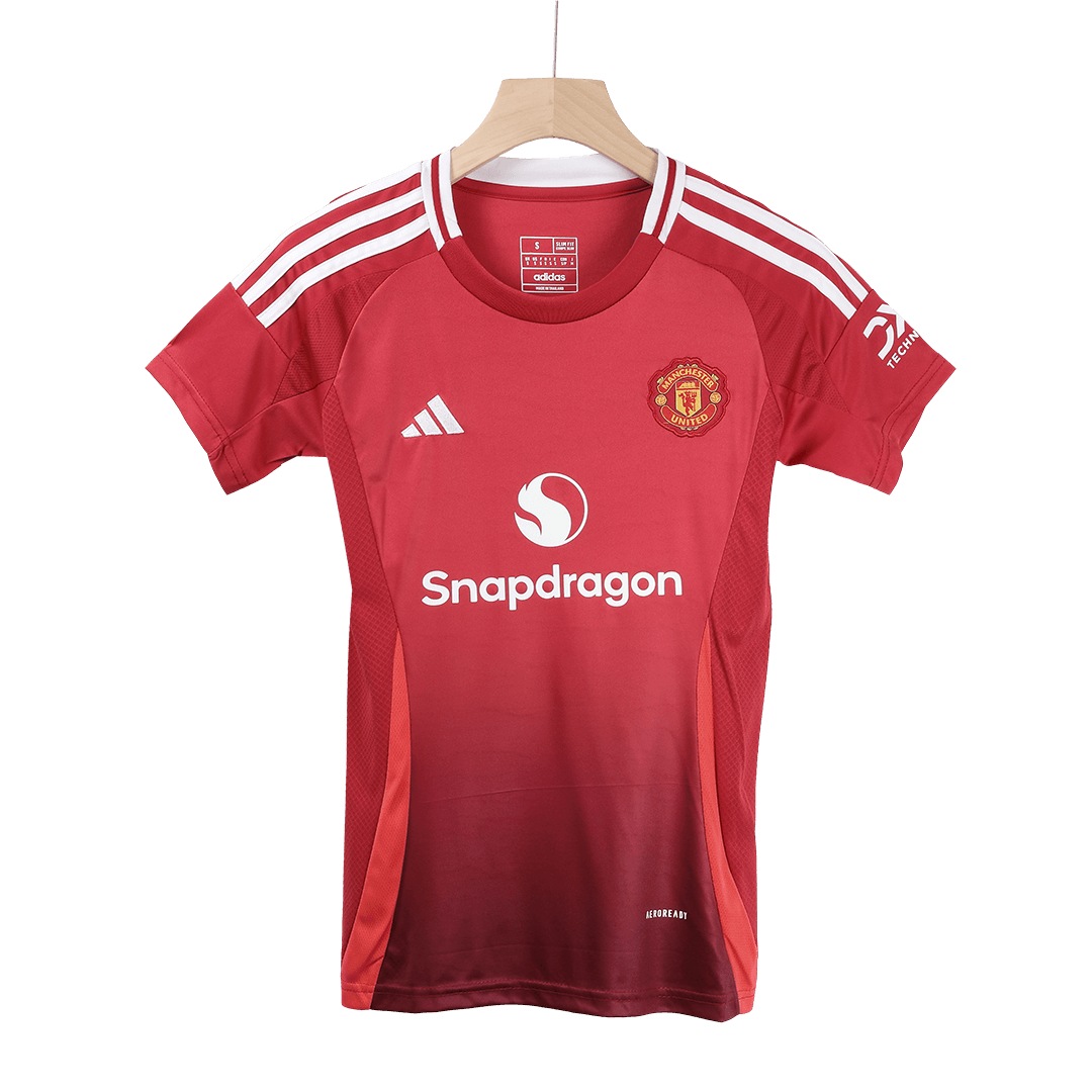 Manchester United Tröja 2024/25 Hemma Röd Dam-10