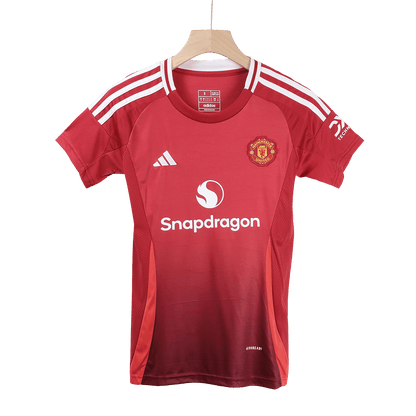 Manchester United Tröja 2024/25 Hemma Röd Dam-10