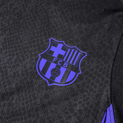 Barcelona Tröja 2025/26 Före match Svart-6