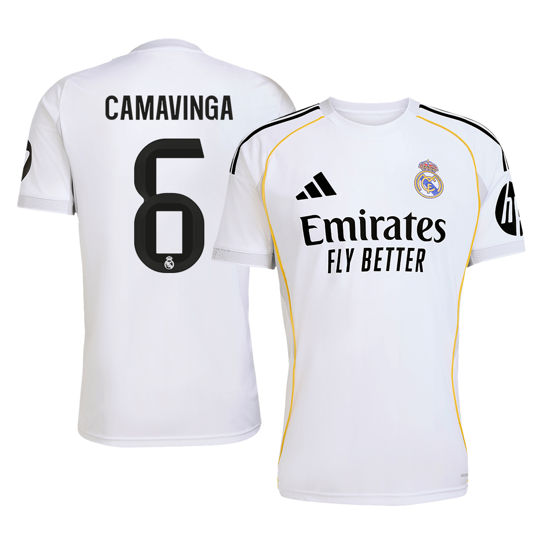 CAMAVINGA #6 Real Madrid Tröja 2025/26 Hemma Premium Vit