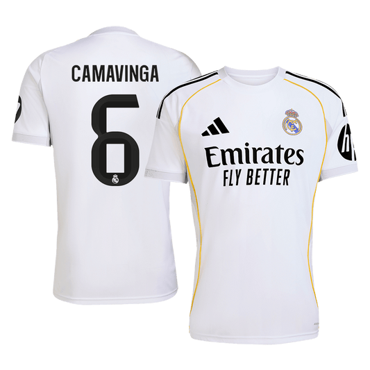CAMAVINGA #6 Real Madrid Tröja 2025/26 Hemma Premium Vit