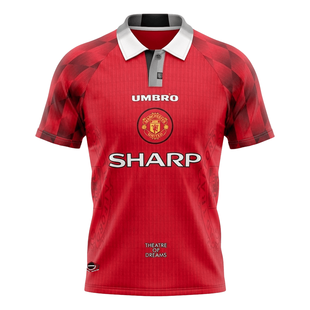 Manchester United Hemmatröja 1996/97 Retro Tröja
 Röd